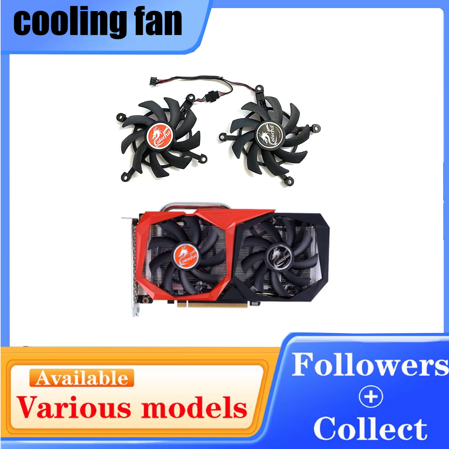 Rtx 4080 Super 16Gb - Ventilador de Resfriamento de 85MM para