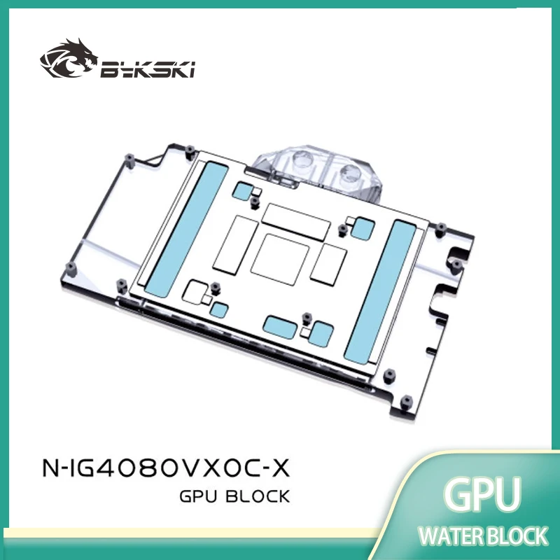 Rtx 4080 Water Cooling Block - Bloco de refrigeração líquida Bykski para